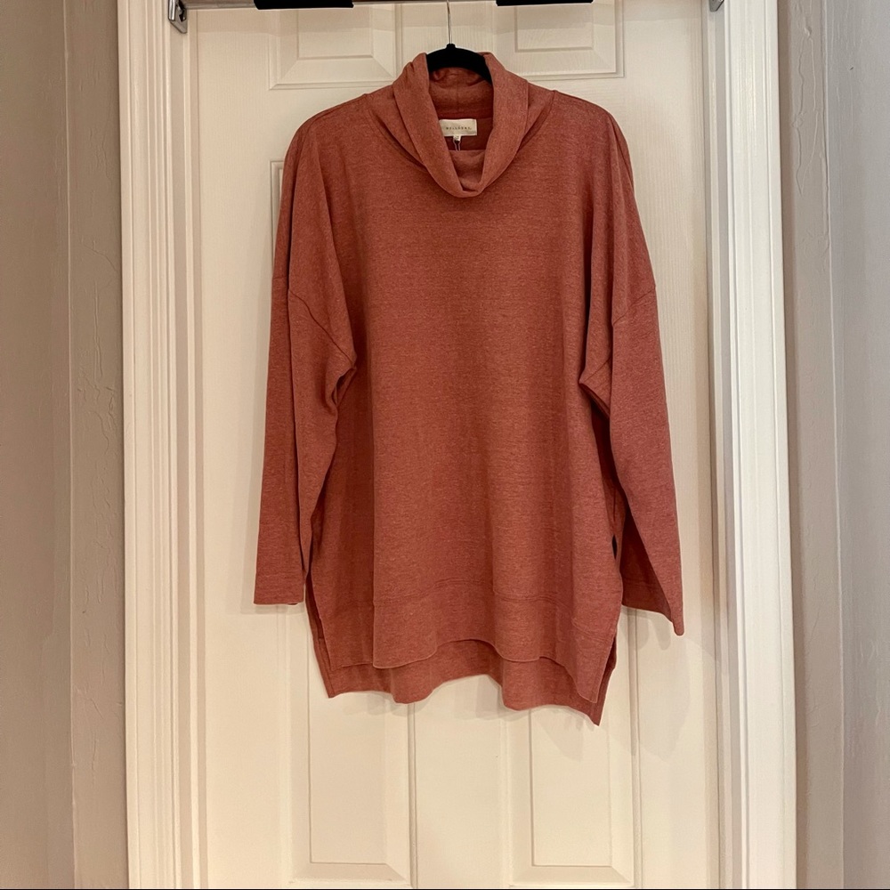 Melloday sweatshirt in a redish color